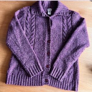 L.L. Bean Women's Cardigan Sweater Wool Blend